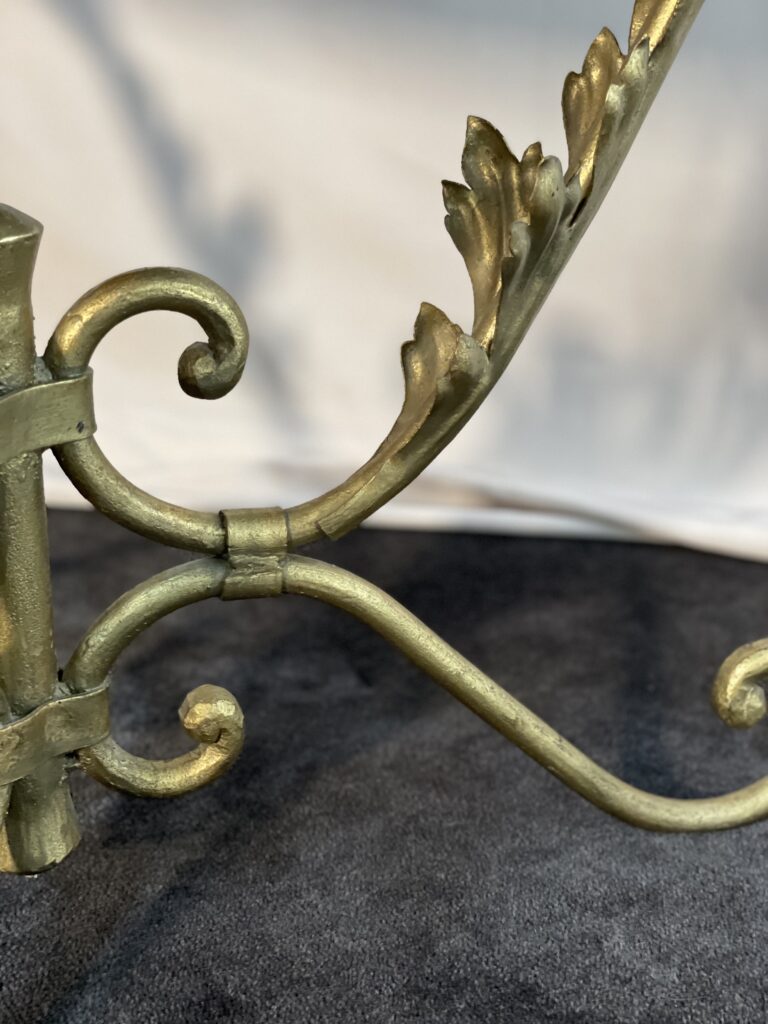 Table verre églomisé 50