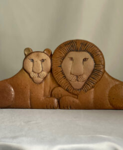Lisa Larson grande céramique lion et lionne