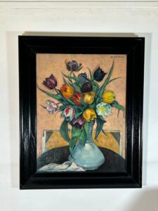 André Maire Peinture Bouquet de Tulipes
