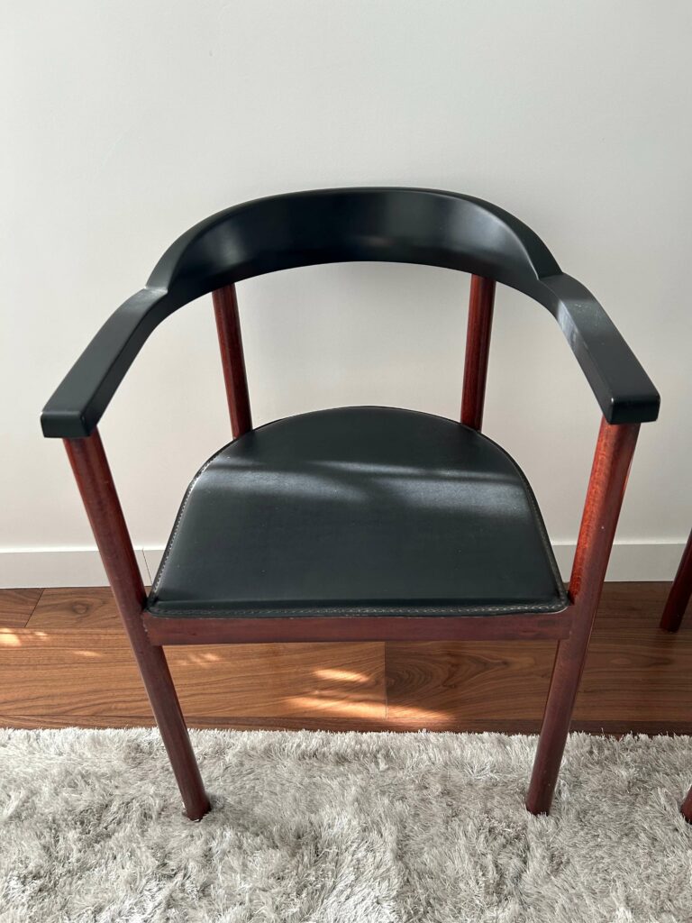 Paire de fauteuils en teck 1960