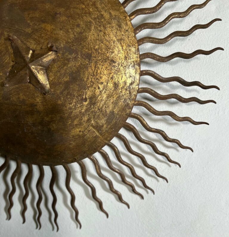 Plafonnier Soleil style Poillerat