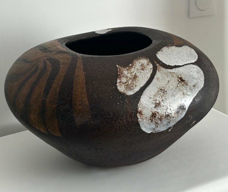 Important vase en céramique Nicole Noailles-Lascaux - 1960