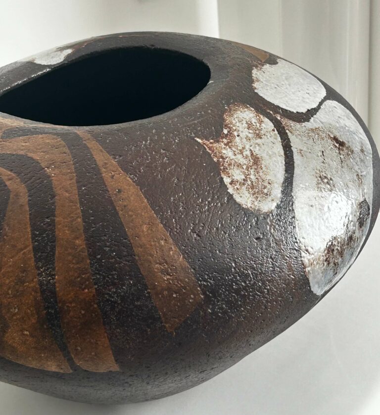Important vase en céramique Nicole Noailles-Lascaux - 1960