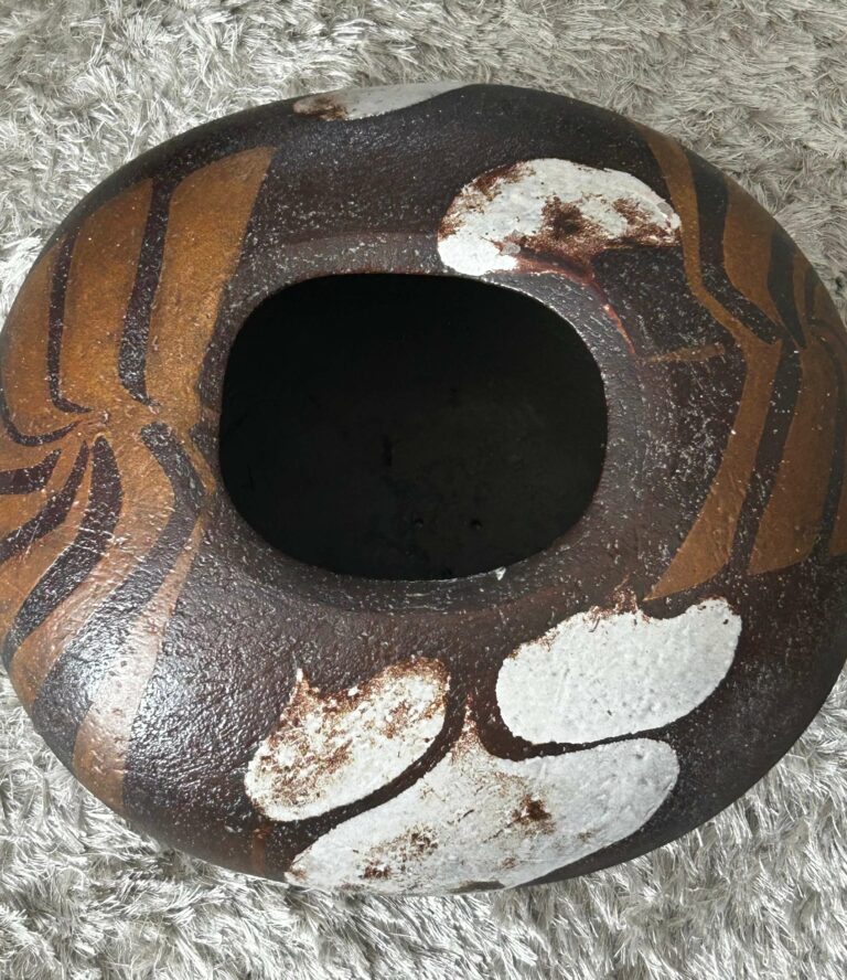 Important vase en céramique Nicole Noailles-Lascaux - 1960